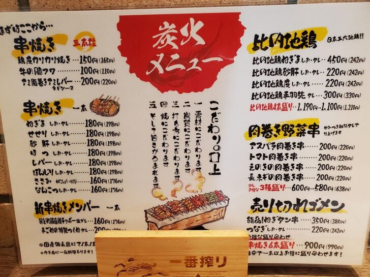 秋田市にある炭火の台所「 我武者羅 」肺フワって一体何・・・？